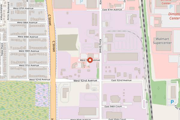 Map showing Anchorage Brewing Company Taproom in Anchorage