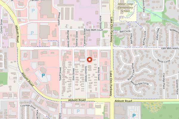 Map showing Magnetic North Brewing Co in Anchorage