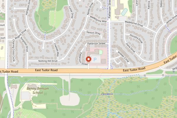 Map showing Kaladi Brothers Tudor in Anchorage
