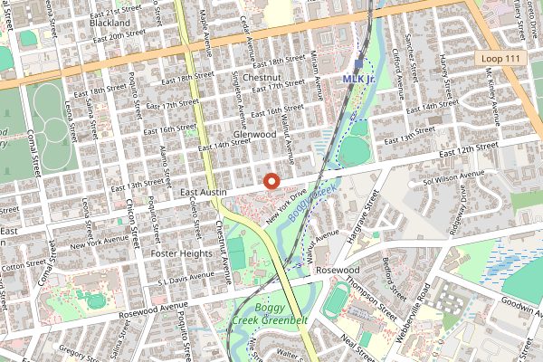Map showing Nixta Taqueria in Austin