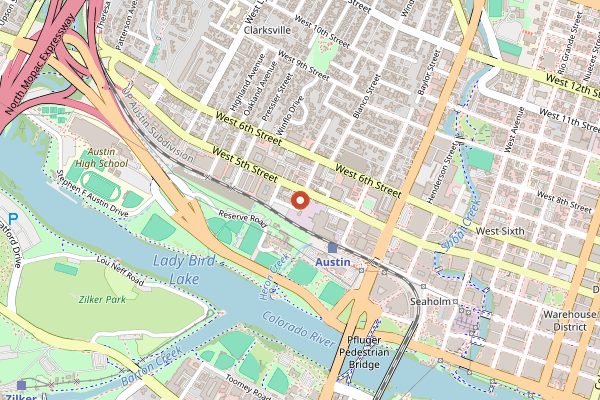 Map showing Better Half (wine and cocktail bar) in Austin