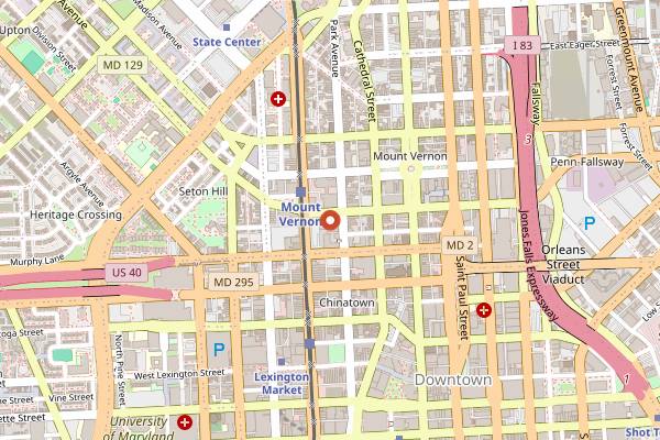 Map showing Ceremony Coffee in Baltimore