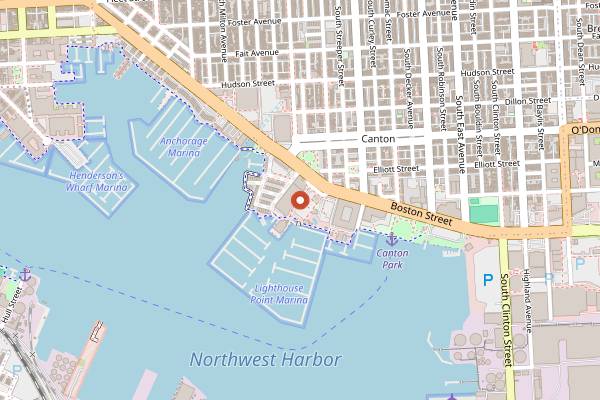 Map showing Schola Cooking Classes in Baltimore