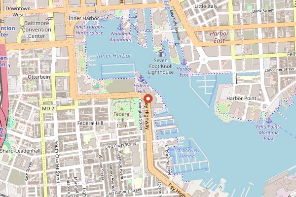 Map showing Ammoora in Baltimore