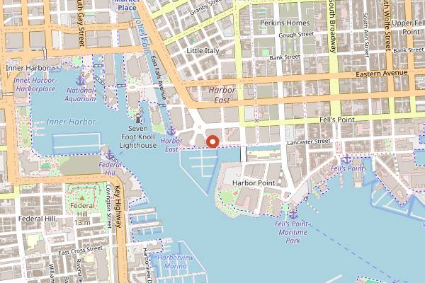 Map showing Cinghiale in Baltimore