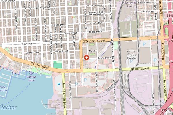 Map showing Gunther & Co. in Baltimore
