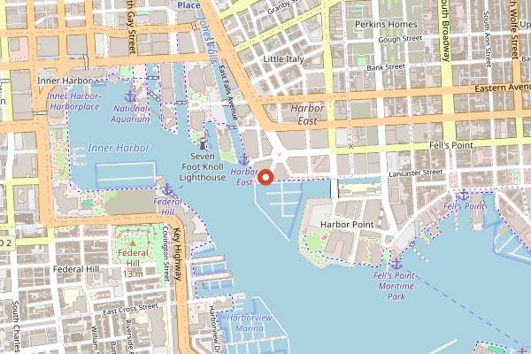 Map showing Loch Bar in Baltimore