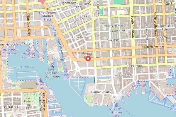 Map showing Tagliata in Baltimore