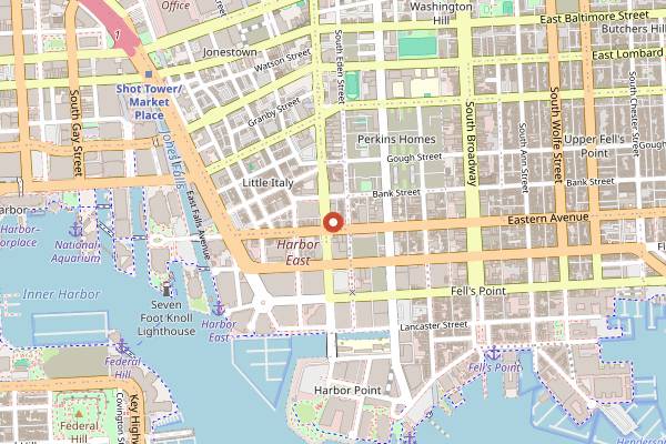 Map showing Costiera in Baltimore