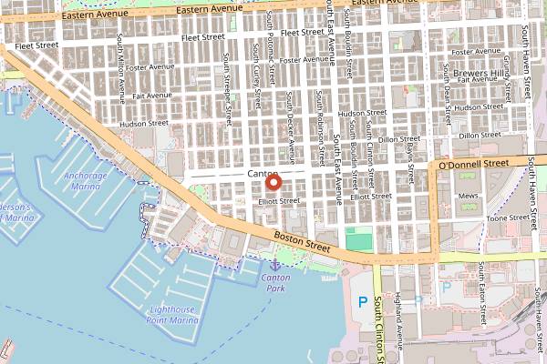 Map showing Love, Pomelo in Baltimore