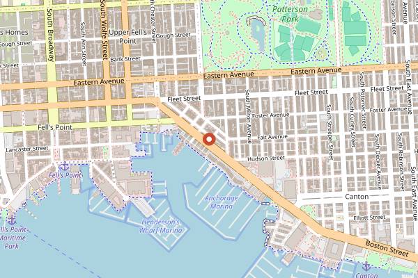 Map showing NiHao in Baltimore