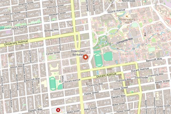 Map showing Cancun Sabor Mexicano in Berkeley