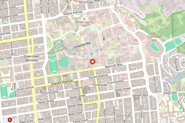 Map showing Kiraku in Berkeley