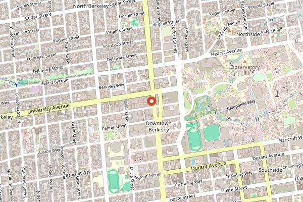Map showing Comal in Berkeley