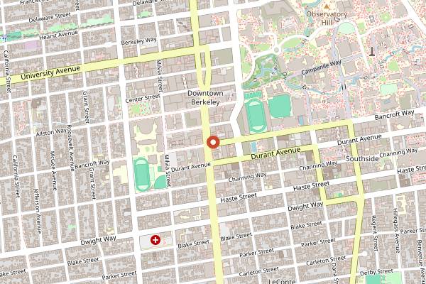 Map showing Great China in Berkeley
