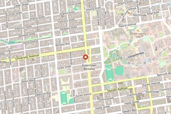 Map showing Revival Bar and Kitchen in Berkeley