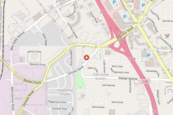 Map showing Seeds Coffee Co. in Birmingham