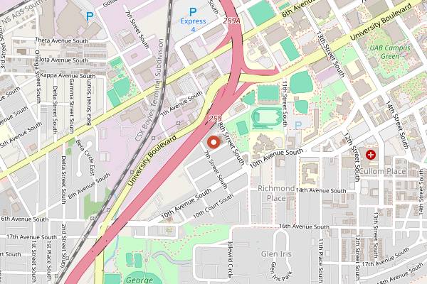 Map showing St Elias Lebanese Food and Cultural Festival in Birmingham