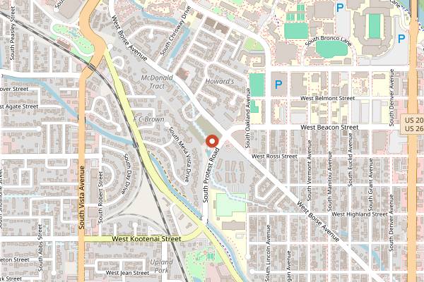 Map showing Big Jud's in Boise
