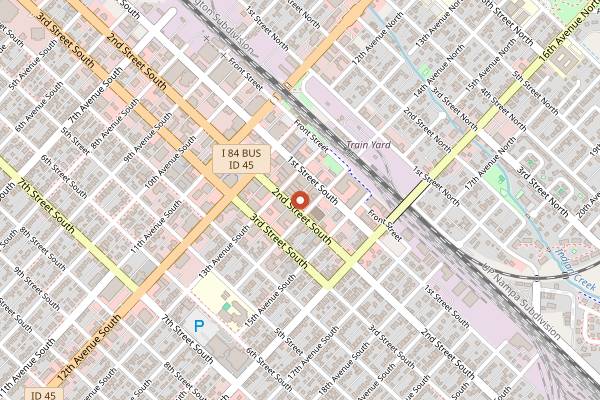 Map showing Flying M Coffeegarage Nampa in Boise
