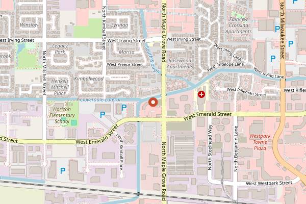 Map showing Kabob House in Boise