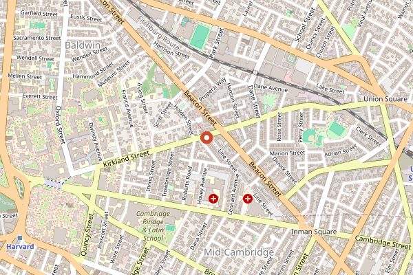 Map showing Broadsheet Coffee Roasters in Boston