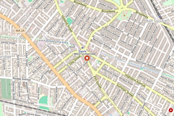 Map showing Diesel Cafe in Boston