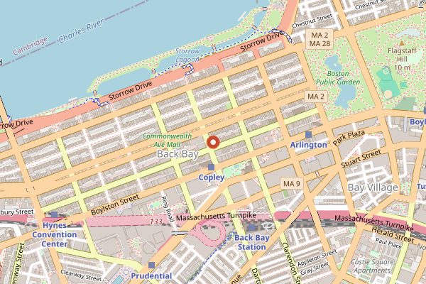 Map showing Saltie Girl in Boston
