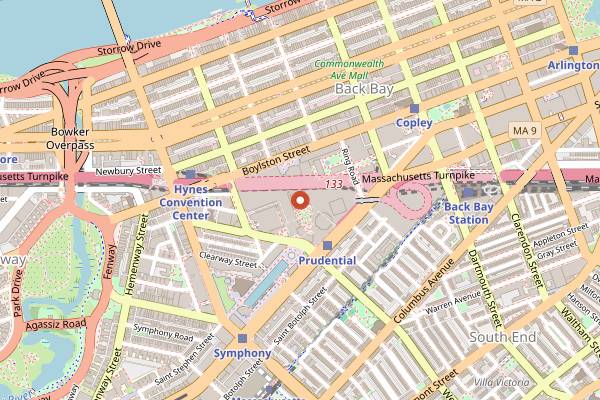 Map showing Eataly Boston La Scuola Cooking School in Boston