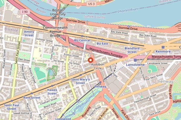 Map showing Mei Mei Dumpling Class in Boston