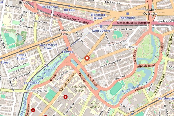 Map showing Nathalie Wine Bar in Boston