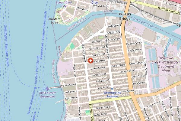 Map showing Bakeri in Brooklyn