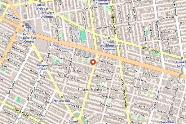 Map showing Ciao, Gloria in Brooklyn