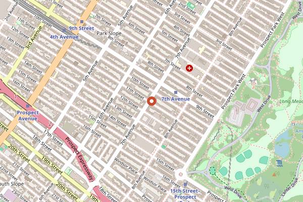 Map showing Winner in Brooklyn