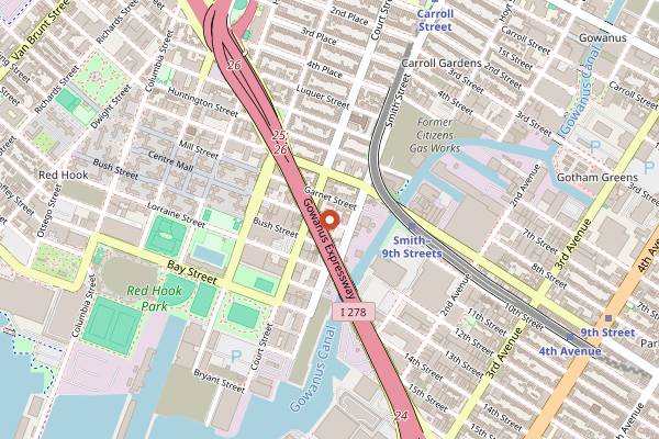 Map showing Other Half Brewing in Brooklyn
