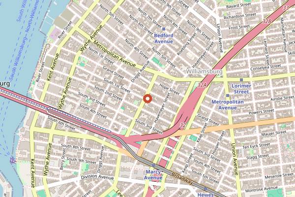 Map showing PPL in Brooklyn