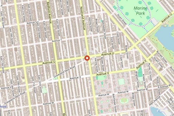 Map showing Brennan & Carr in Brooklyn