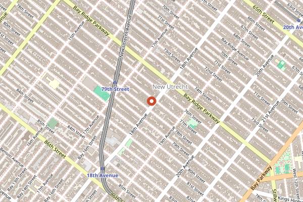 Map showing Il Colosseo in Brooklyn