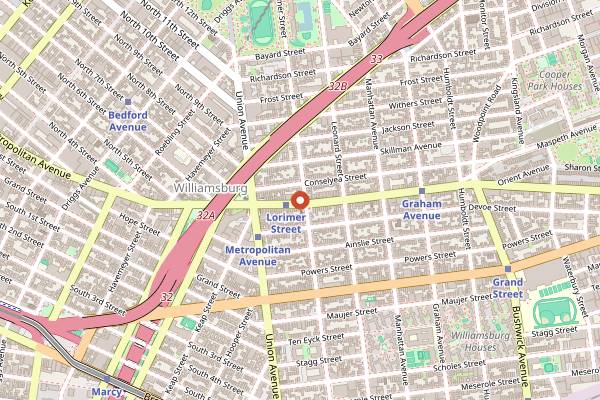 Map showing Jr & Son in Brooklyn