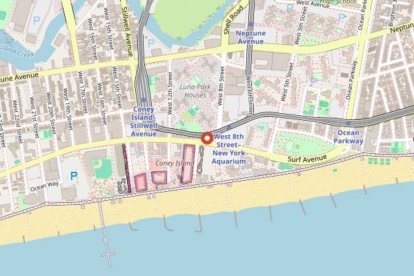 Map showing Liman in Brooklyn