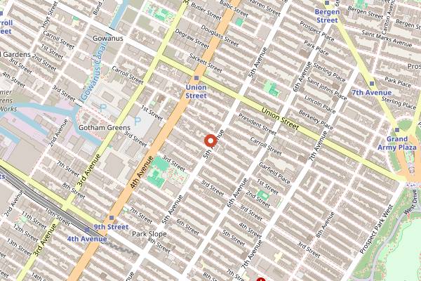 Map showing Petite Dumpling in Brooklyn