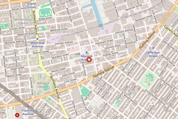 Map showing Sey Coffee in Brooklyn