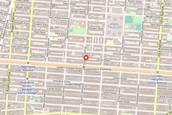 Map showing Boeuf & Bun in Brooklyn