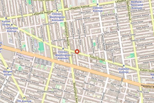 Map showing Casanara in Brooklyn