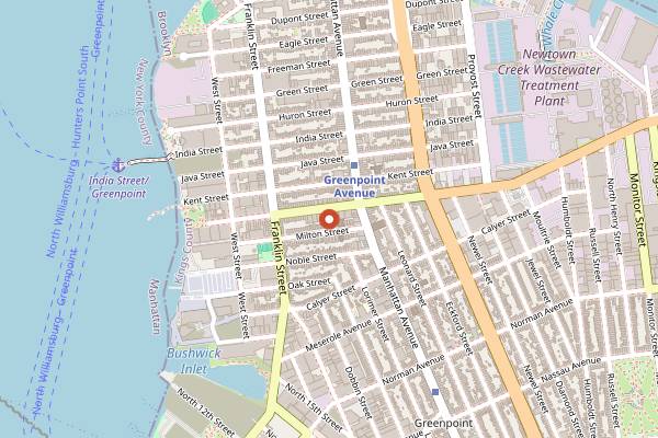 Map showing Oxomoco in Brooklyn