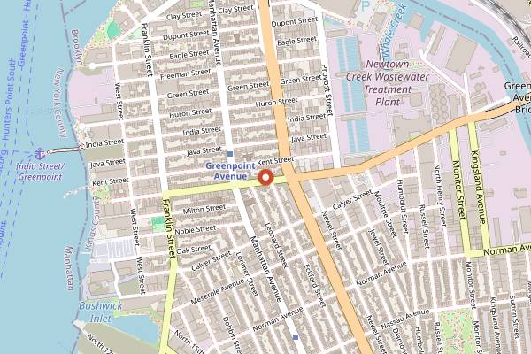 Map showing U Omakase in Brooklyn