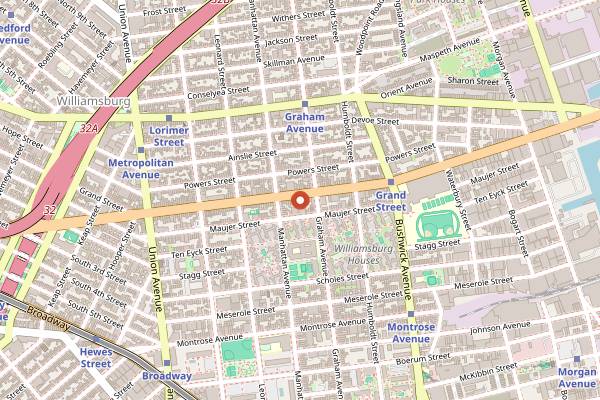 Map showing Ammazzacaffe in Brooklyn