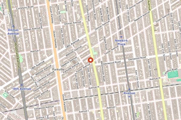 Map showing Lahori Chilli in Brooklyn