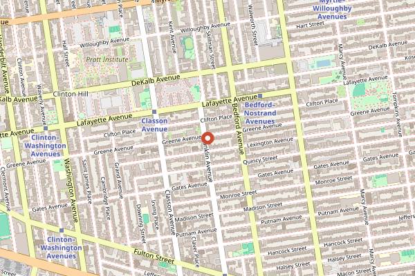 Map showing For All Things Good in Brooklyn