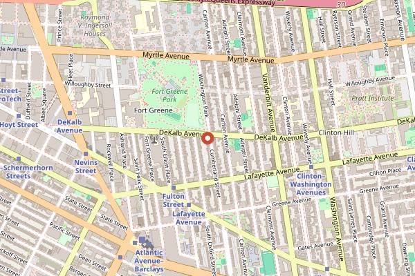 Map showing Karasu in Brooklyn